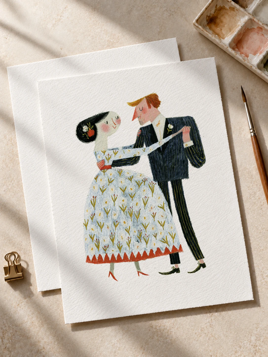 Пример художественного направления: цвет и характер