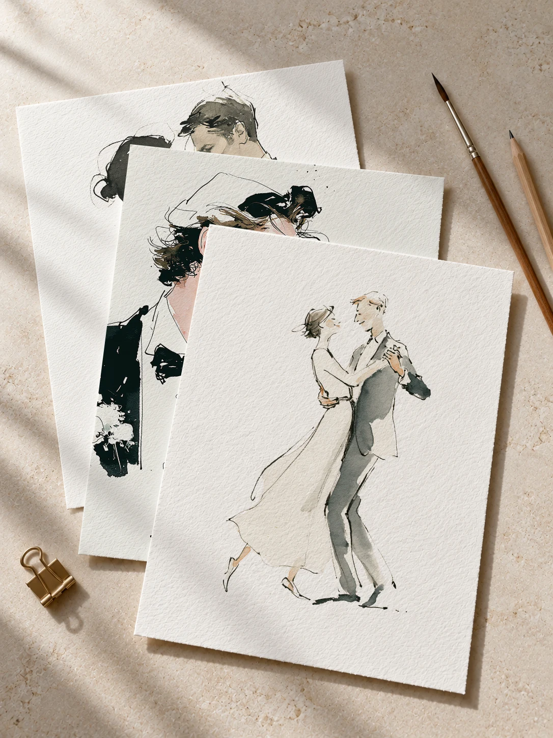 Пример художественного направления: выразительный жест